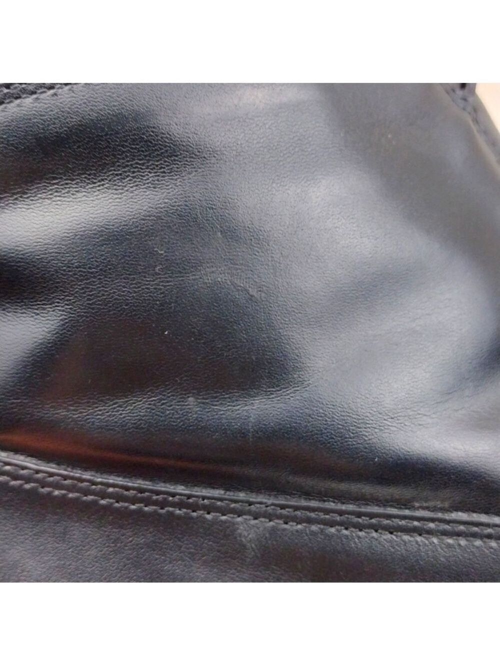 Karen Scott Betty Black Leather Upper Point Toe Side ZipBlocked Heel Ankle Boot - Picture 15 of 16